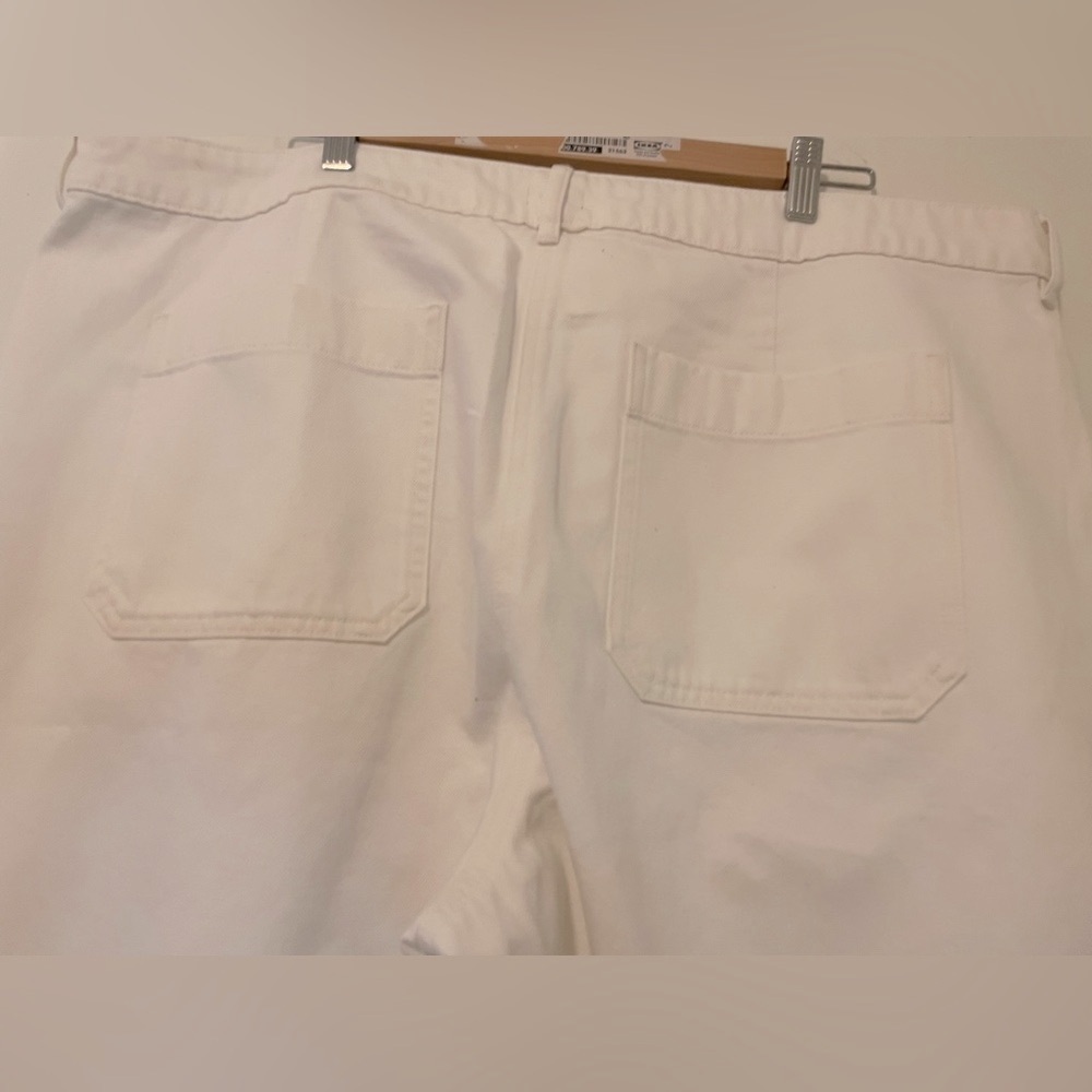J. Crew White Barrel Jeans - Picture 4 of 5